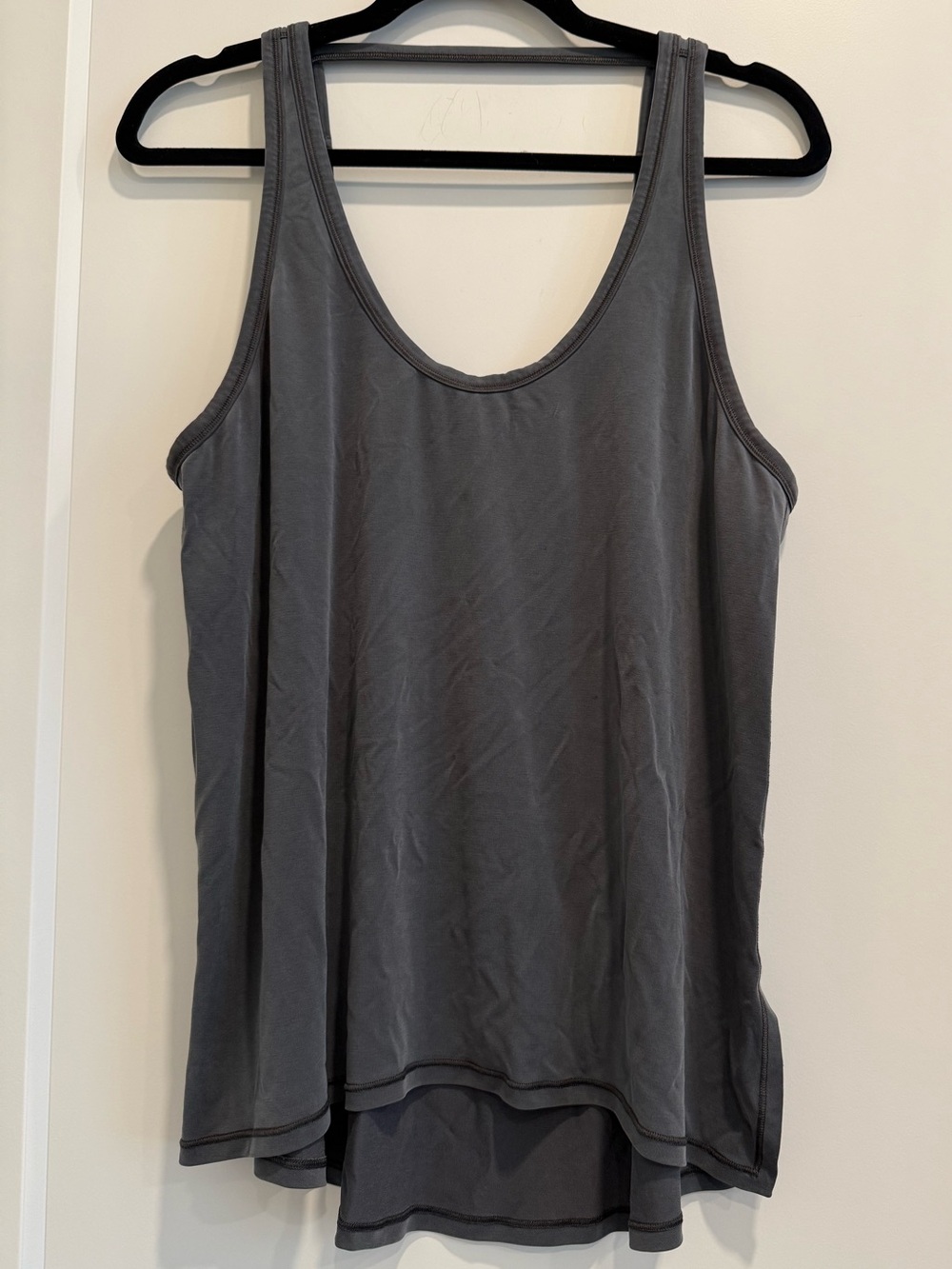 lululemon athletica Women's Gray Ease Of It All Scoop Neck Tank - Size 8 - Picture 7 of 14